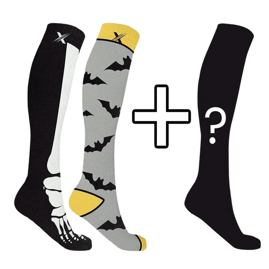 Extreme Fit - HALLOWEEN COMPRESSION SOCKS - BUY 2 GET 1 MYSTERY SOCK FREE - KNEE-LENGTH