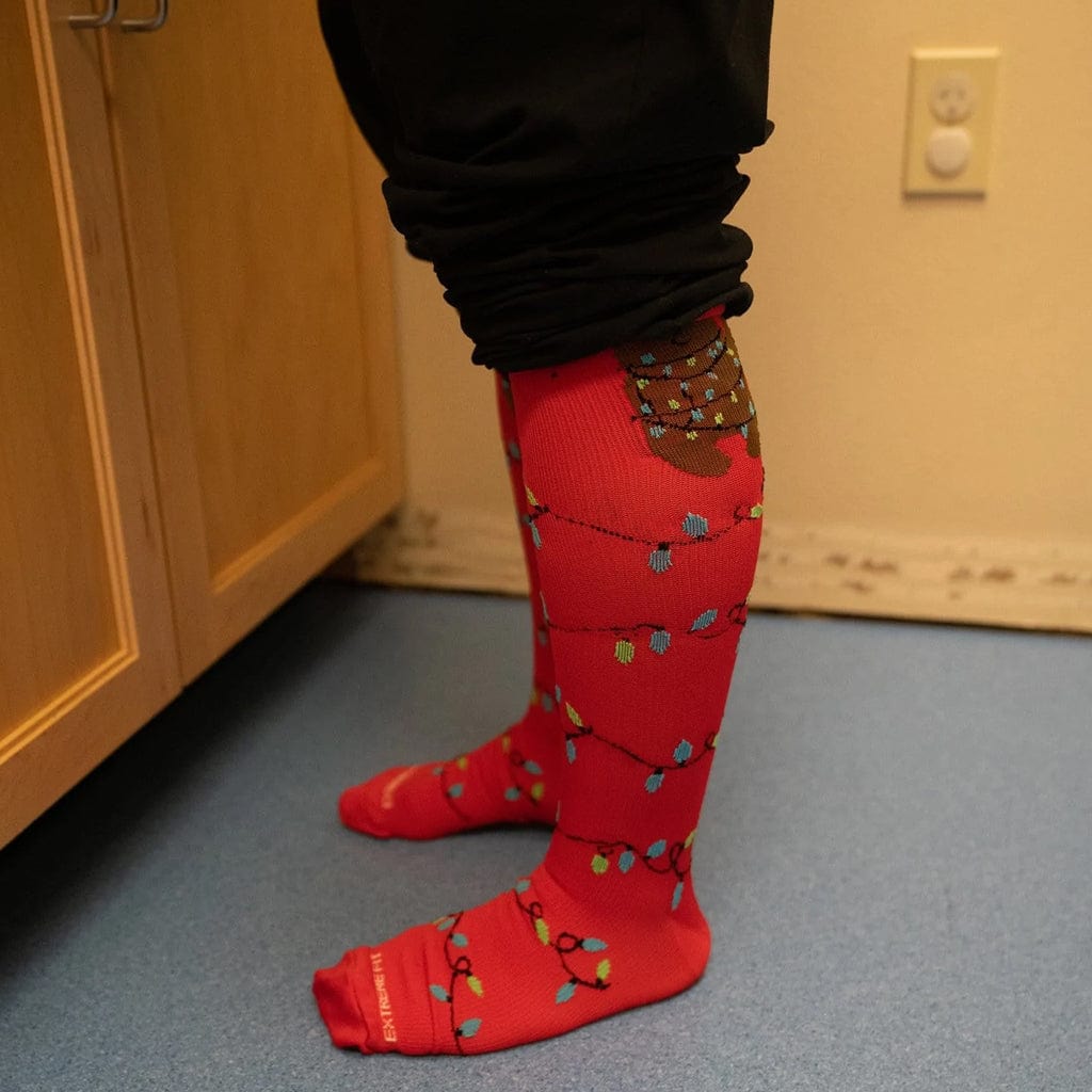 Extreme Fit - XMAS COMPRESSION SOCKS (6-PAIRS) - KNEE-LENGTH Extreme Fit - XMAS COMPRESSION SOCKS (6-PAIRS) - KNEE-LENGTH
