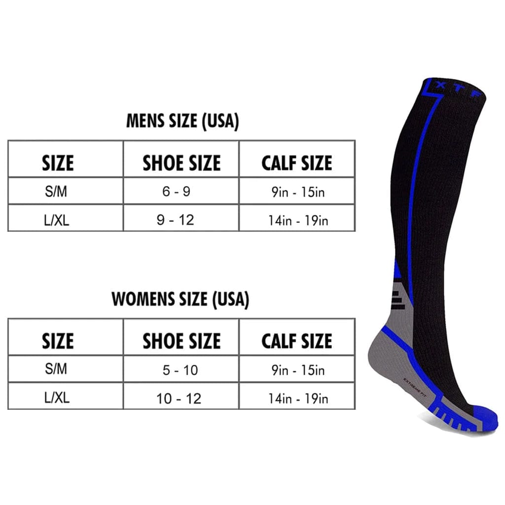 Extreme Fit - KOMODO COMPRESSION SOCKS (6-PAIRS) - KNEE-LENGTH Extreme Fit - KOMODO COMPRESSION SOCKS (6-PAIRS) - KNEE-LENGTH