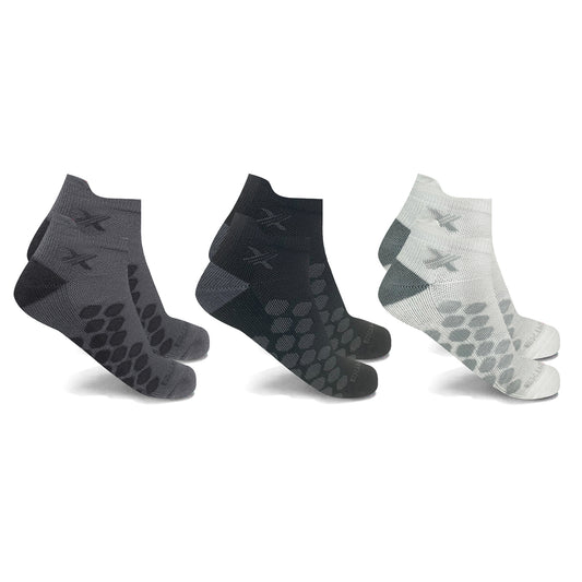 TARGETED COMPRESSION ANKLE SOCKS (3-PAIRS)