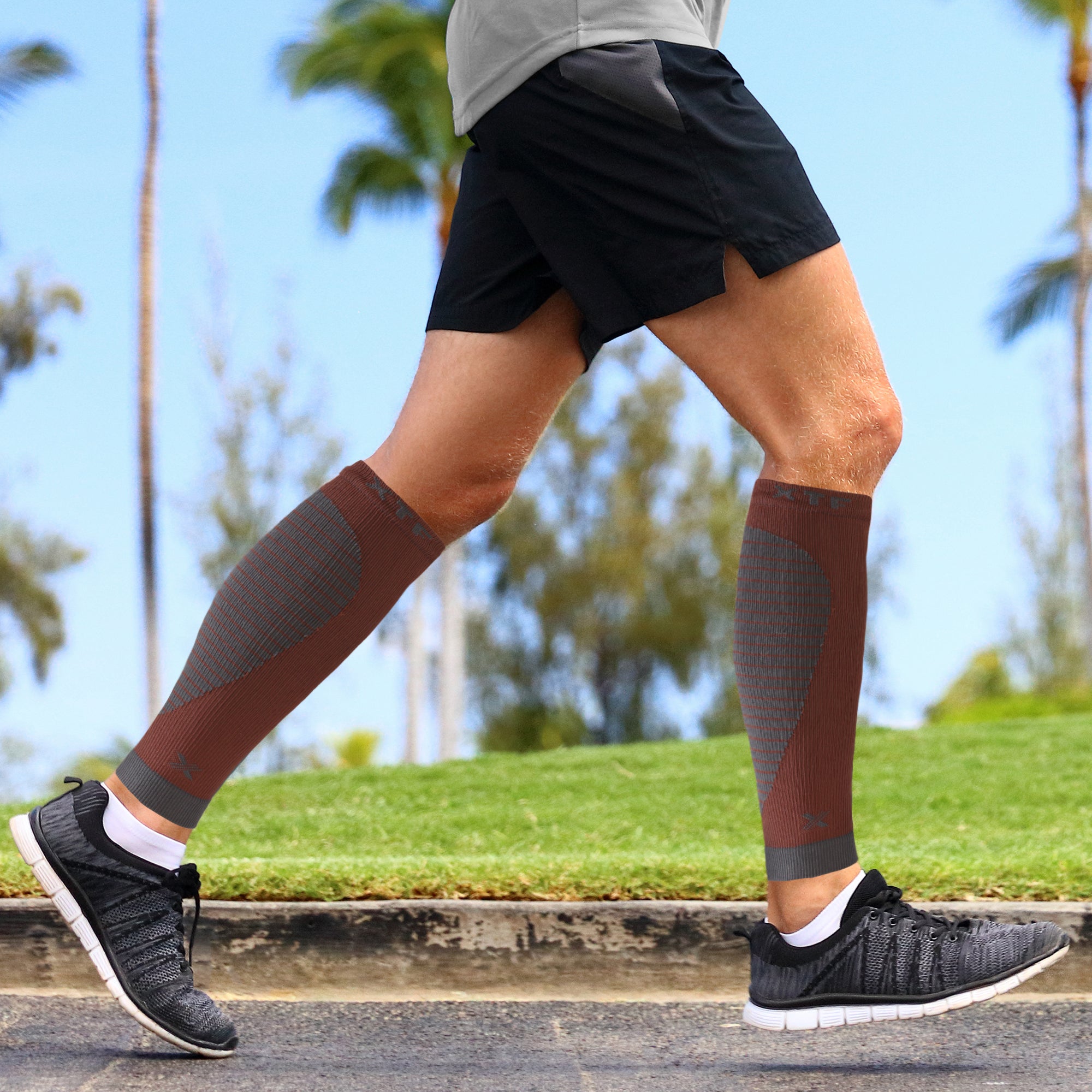 Red Calf Sleeves