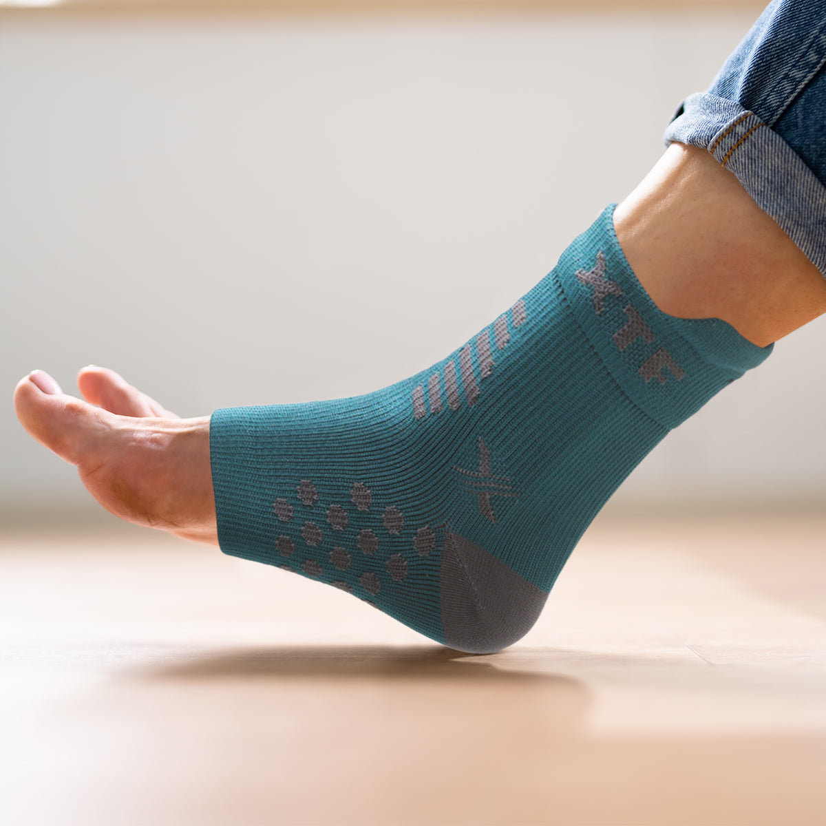 Teal Ankle Sleeves