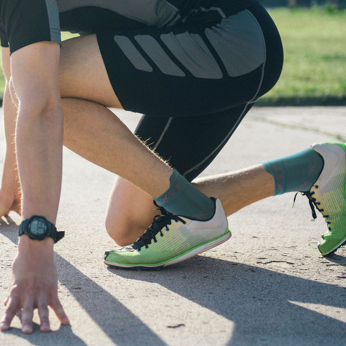 Teal Ankle Sleeves