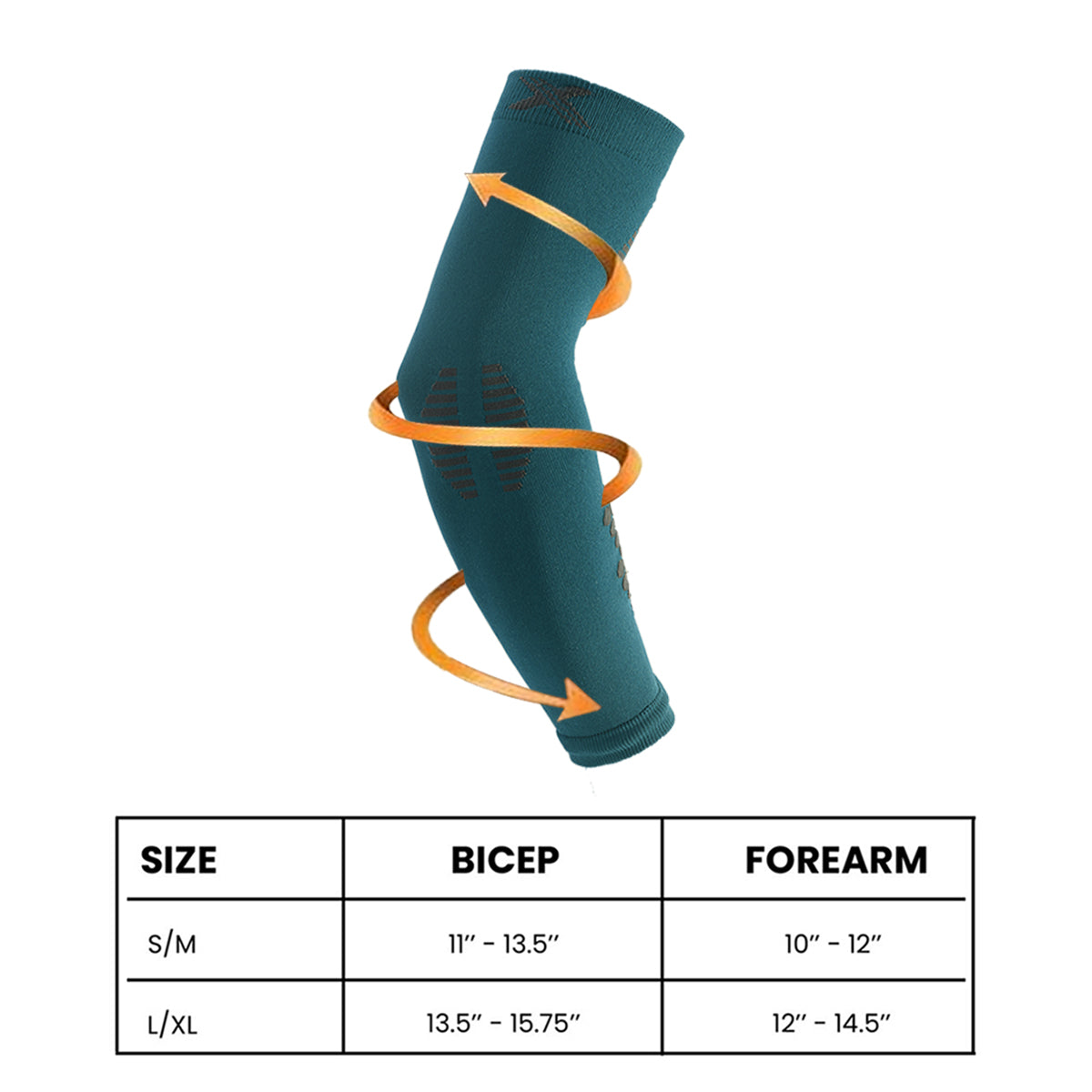 Teal Elbow Sleeves