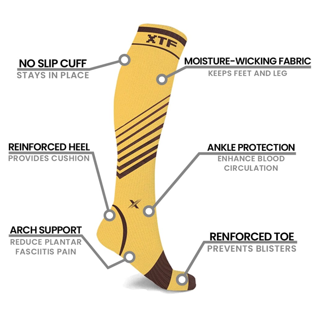 Extreme Fit - FALL INSPIRED KNEE-HIGH SOCKS - TUSCAN SUN - KNEE-LENGTH