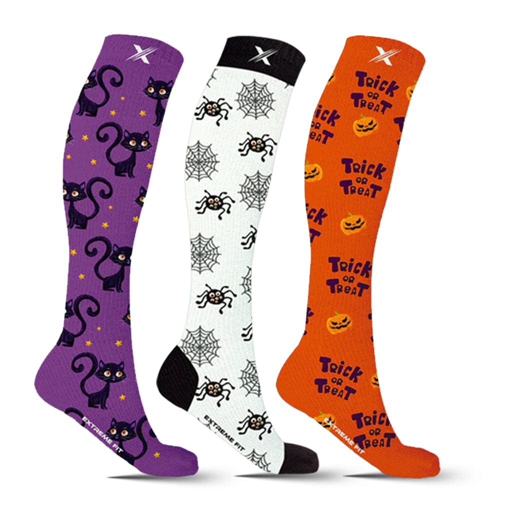 Extreme Fit - HALLOWEEN COMPRESSION SOCKS - BUY 2 GET 1 MYSTERY SOCK FREE - KNEE-LENGTH