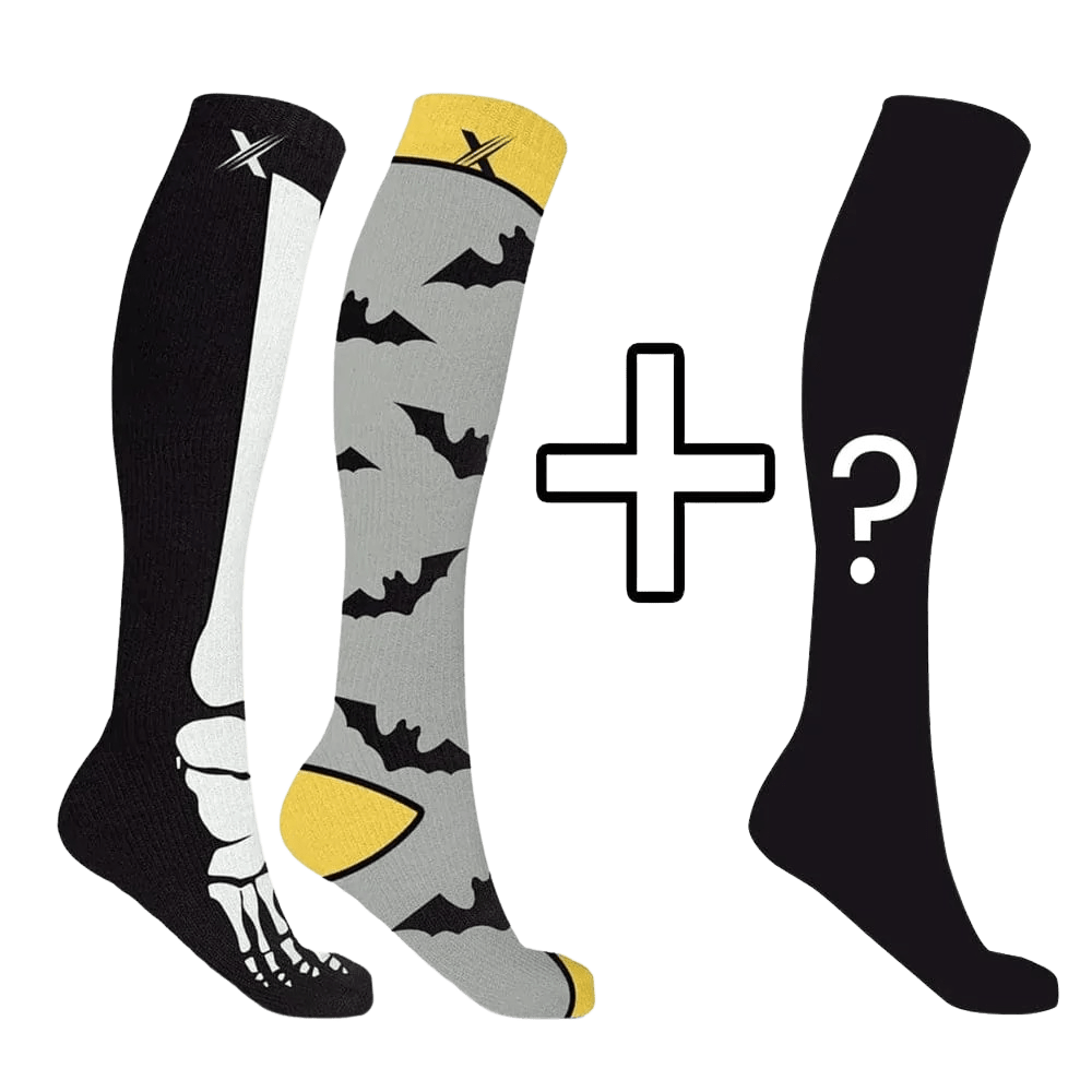 Extreme Fit - HALLOWEEN COMPRESSION SOCKS - BUY 2 GET 1 MYSTERY SOCK FREE - KNEE-LENGTH