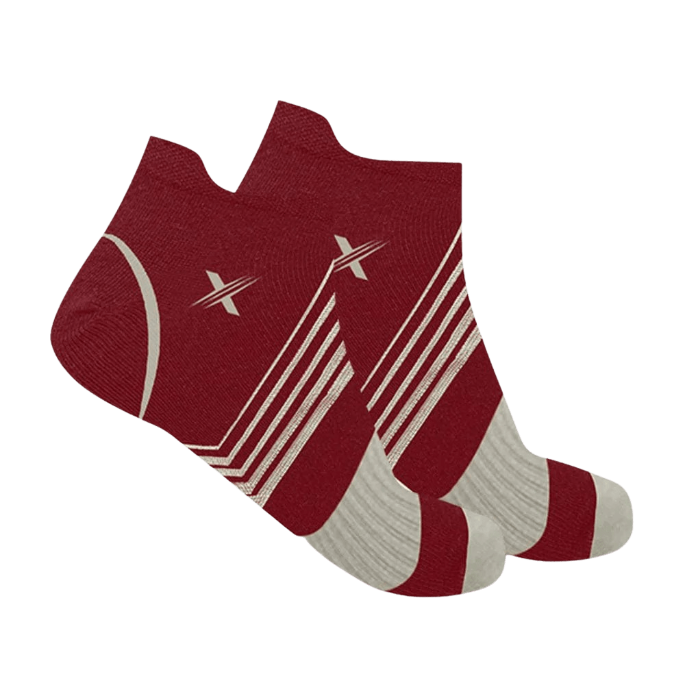 Extreme Fit - FALL INSPIRED ANKLE SOCKS - VERMILLION - ANKLE-LENGTH