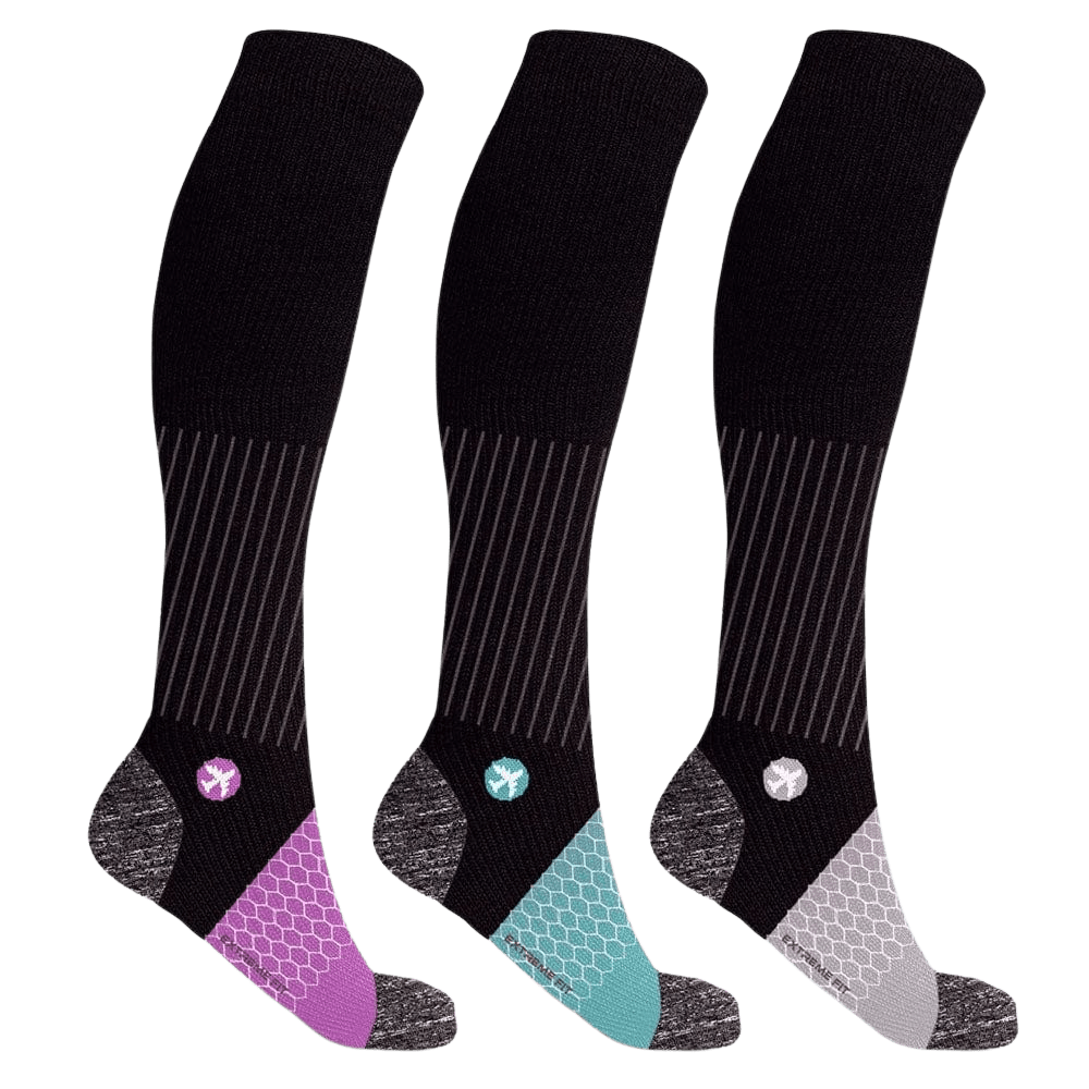 Extreme Fit - TRAVEL SOCKS (3-PAIRS) - KNEE-LENGTH