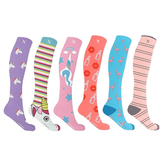 WOMEN'S COLLECTION COMPRESSION SOCKS (6-PAIRS)
