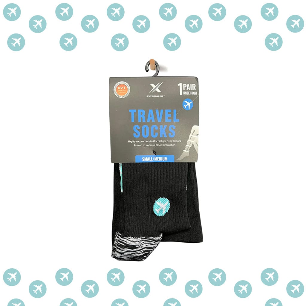 Extreme Fit - TRAVEL SOCKS - BLUE - KNEE-LENGTH