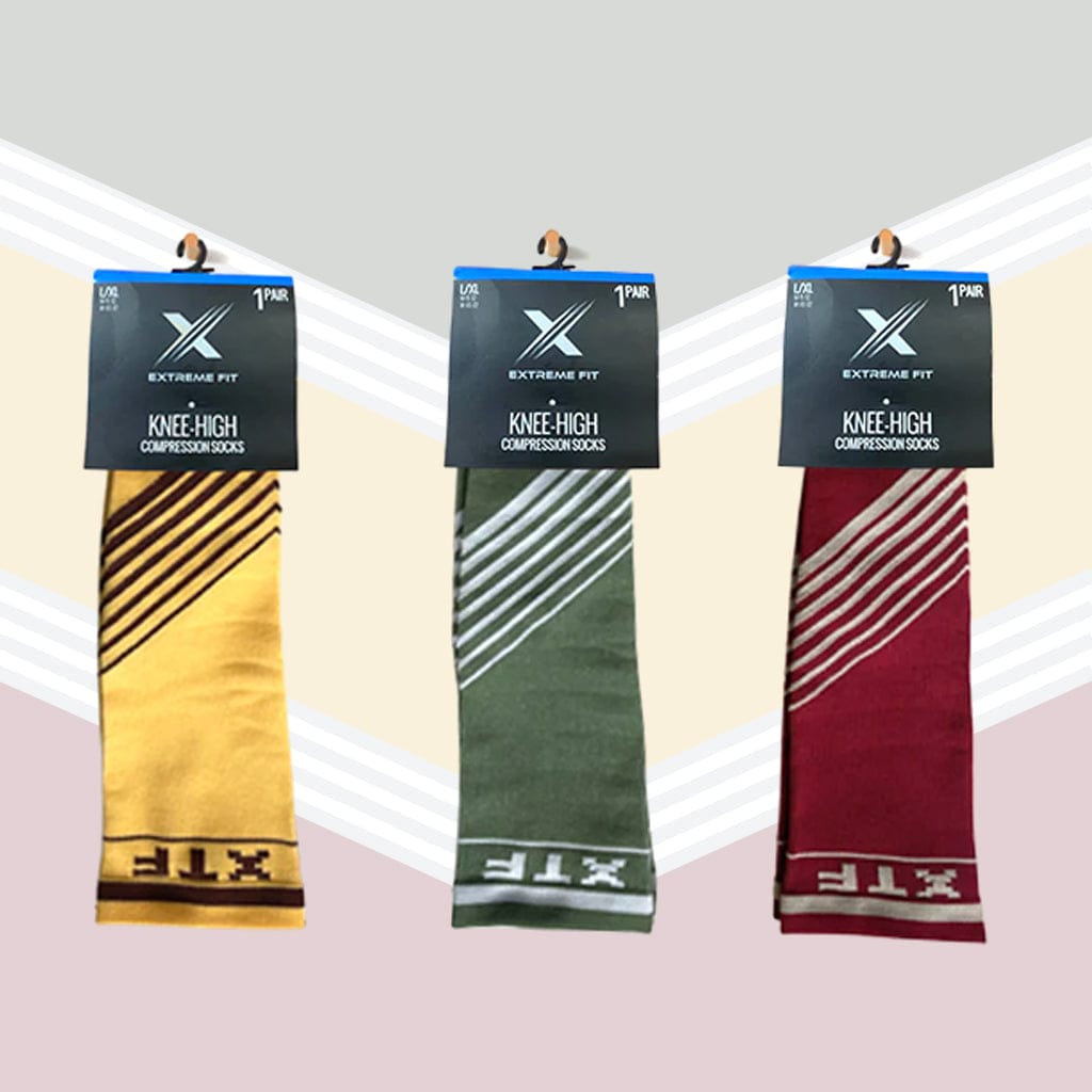 Extreme Fit - FALL INSPIRED KNEE-HIGH SOCKS (6-PACK ASSORTED) - KNEE-LENGTH