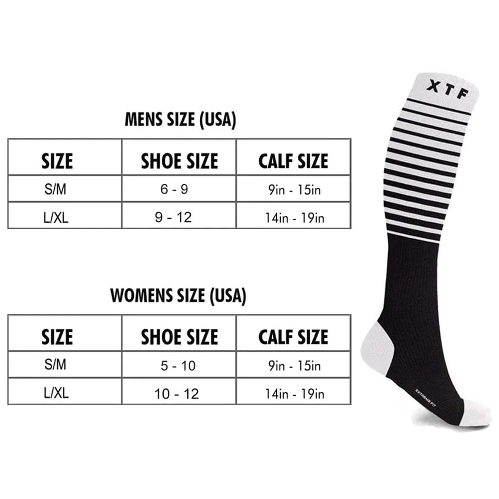 Extreme Fit - FLIGHT SOCKS (6-PAIRS) - KNEE-LENGTH