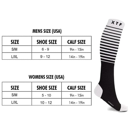 Extreme Fit - FLIGHT SOCKS (6-PAIRS) - KNEE-LENGTH