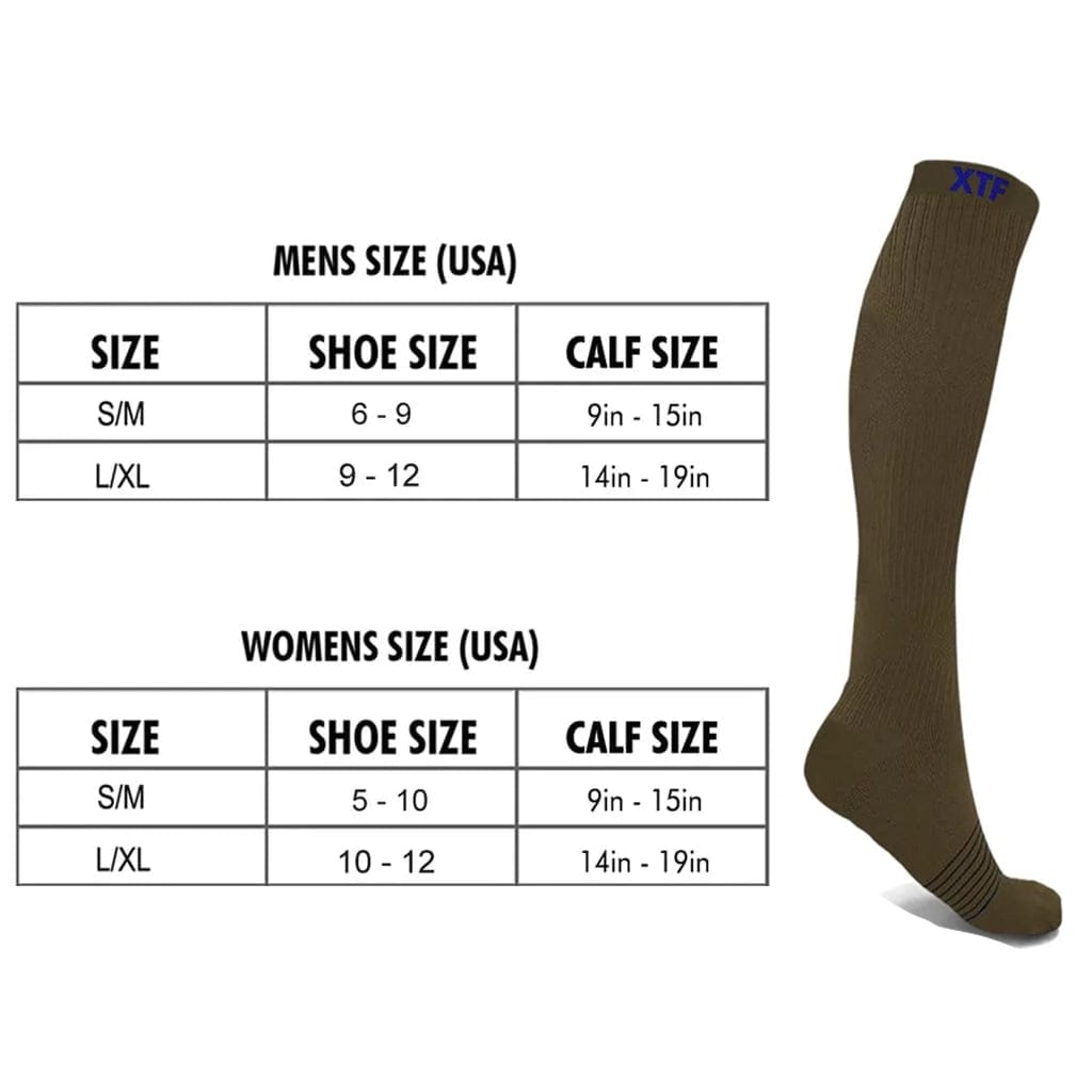 Extreme Fit - BASIC COLORS ATHLETIC SOCKS (6-PAIRS) - KNEE-LENGTH