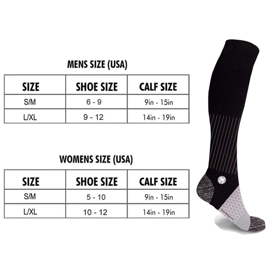 Extreme Fit - TRAVEL SOCKS - GRAY - KNEE-LENGTH