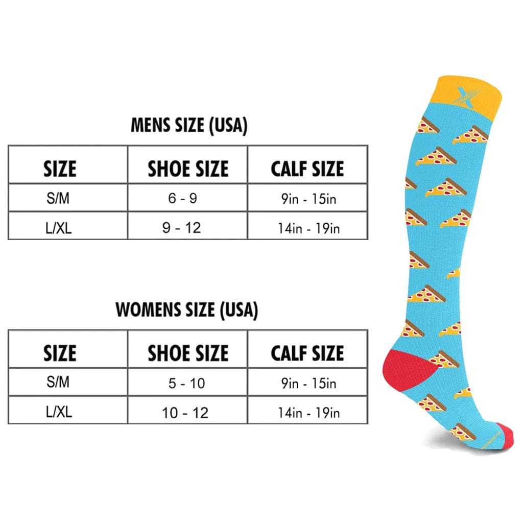 Extreme Fit - LAZY WEEKEND (3-PAIRS) COMPRESSION SOCKS - KNEE-LENGTH