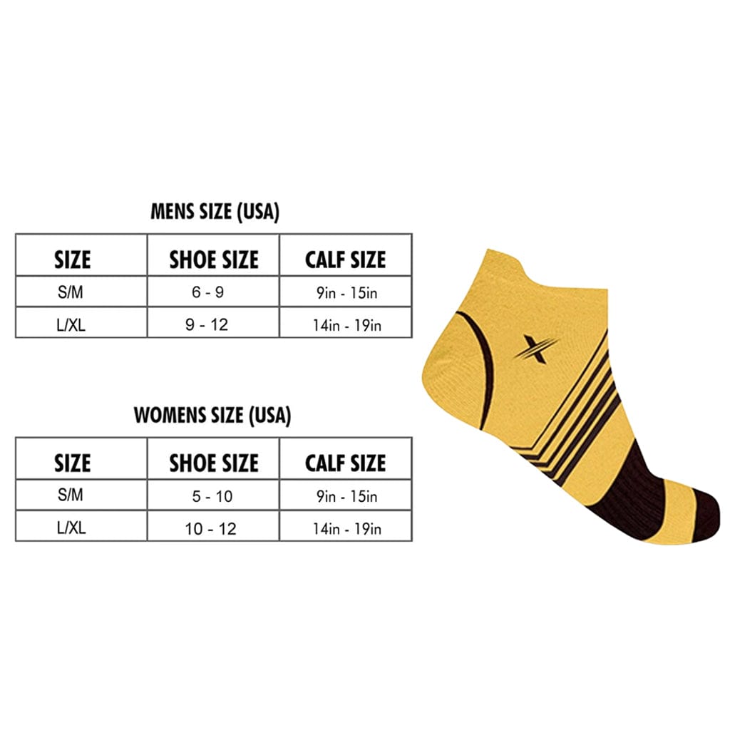 Extreme Fit - FALL INSPIRED ANKLE SOCKS - TUSCAN SUN - ANKLE-LENGTH