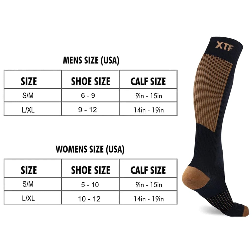 Extreme Fit - COPPER-INFUSED SOCKS - KNEE-LENGTH