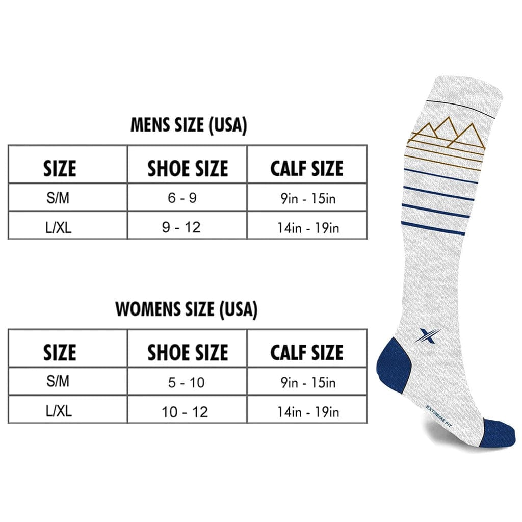 Extreme Fit - MERINO WOOL BOOT SOCKS - HEATHER GRAY - KNEE-LENGTH