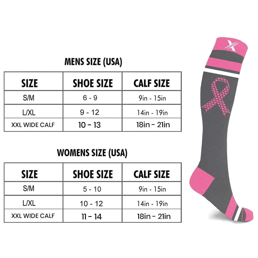 Extreme Fit - BCA THINK PINK SOCKS (3-PAIRS) - KNEE-LENGTH